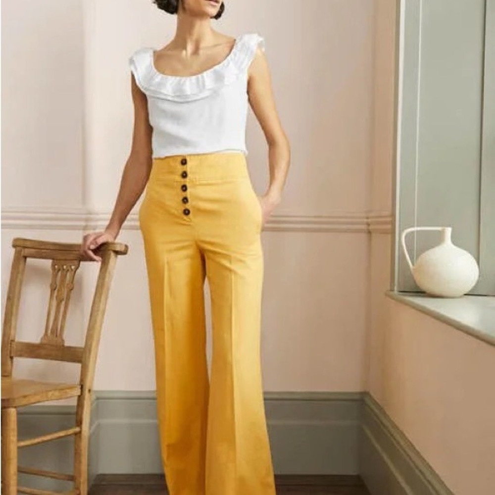 NWT Boden High Waist Flare Pants, 4R